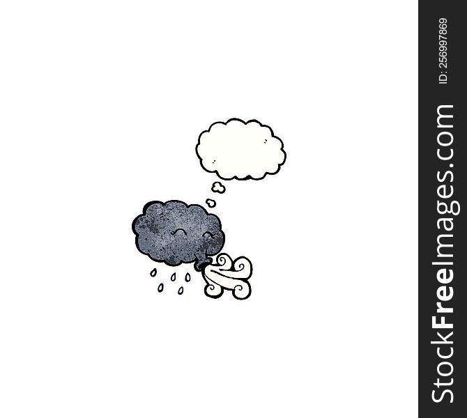 cloud with thought bubble