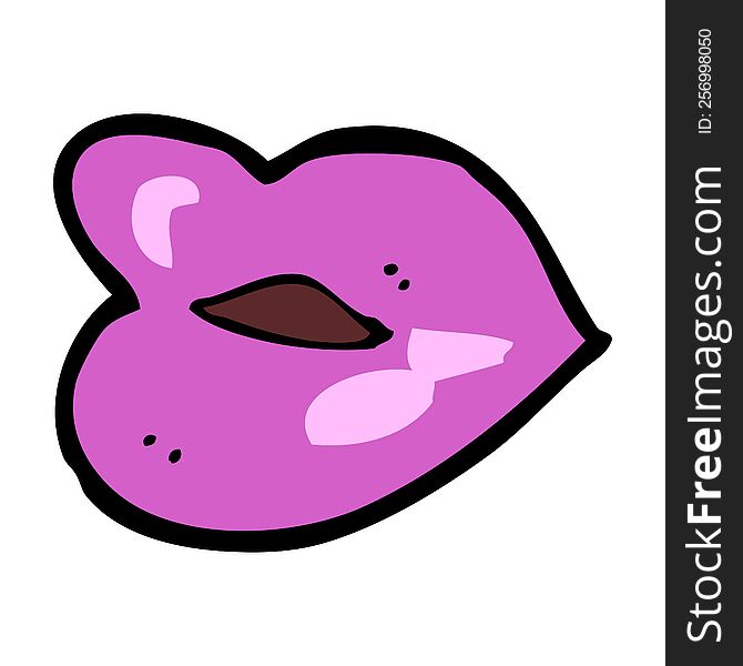 cartoon lips