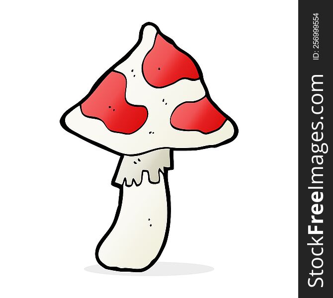 cartoon toadstool