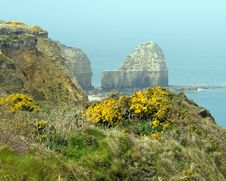 Pointe-Du-Hoc Royalty Free Stock Images Pointe-Du-Hoc Royalty Free Stock Images