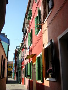 Colorful Houses Burano Venice Stock Photo Colorful Houses Burano Venice Stock Photo