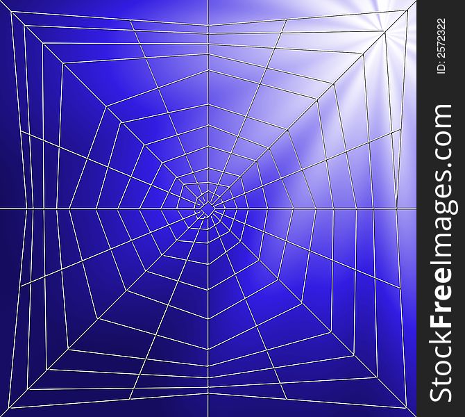 Spider web illustration and for abstract designs. Spider web illustration and for abstract designs