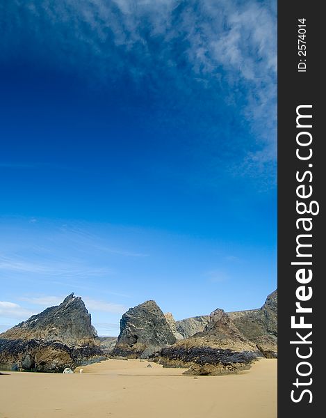 Bedruthin steps,
near newquay,
cornwall,
england,
united kingdom. Bedruthin steps,
near newquay,
cornwall,
england,
united kingdom.