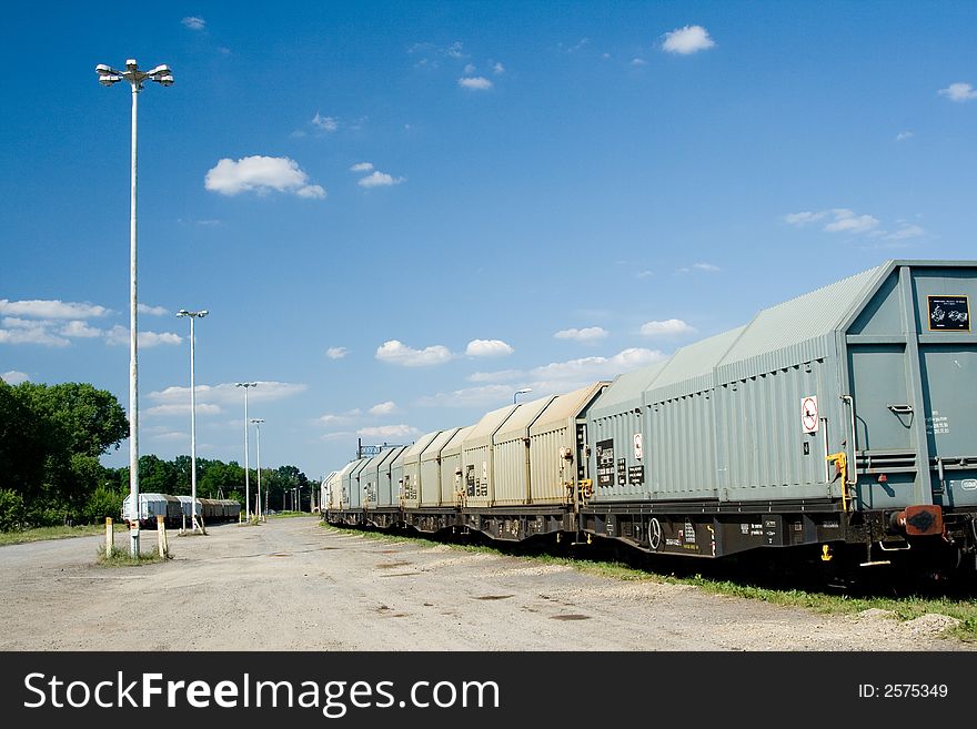 Goods Van On Station