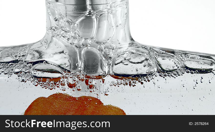 Abstract view and lighting of a bottle of liquid hand soap. Abstract view and lighting of a bottle of liquid hand soap.