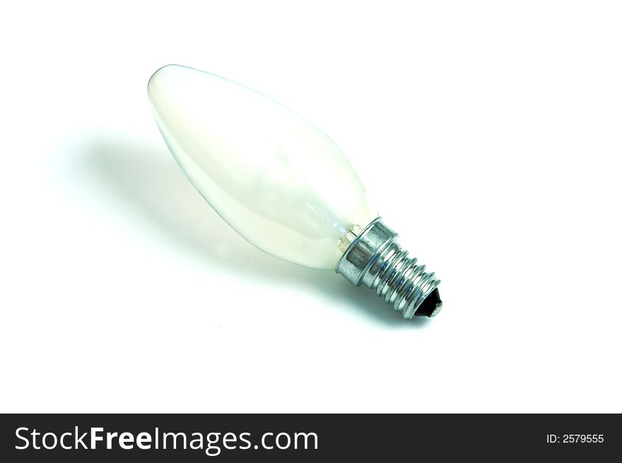 A lightbulb isolated on white background