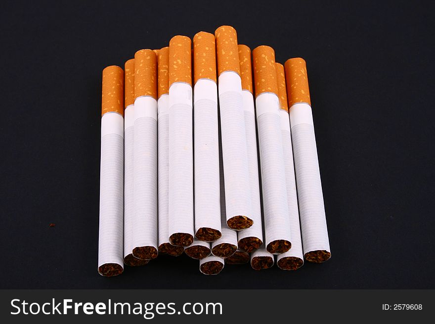 Pack of cigarettes unhealthy life style concept