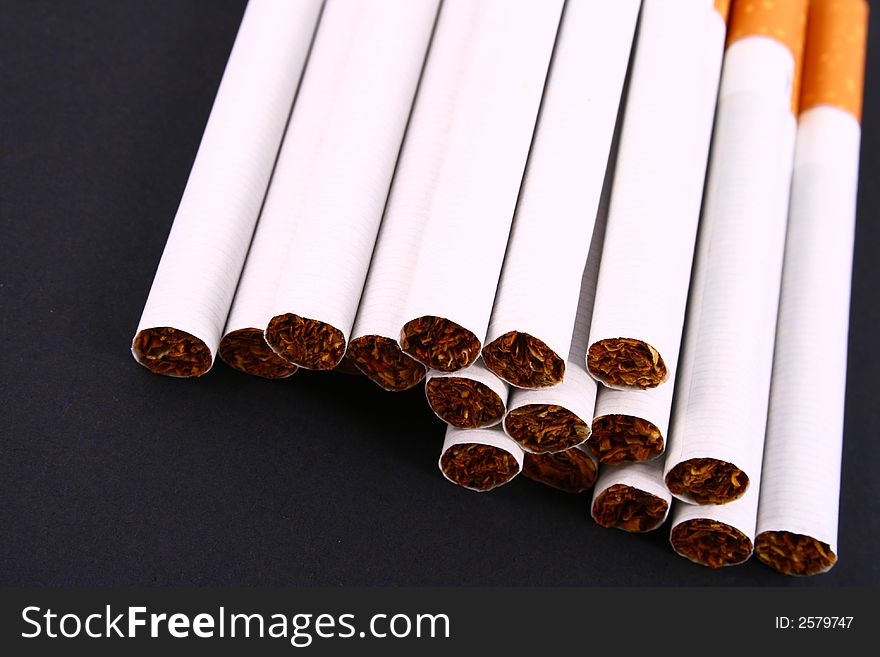Pack of cigarettes unhealthy life style concept