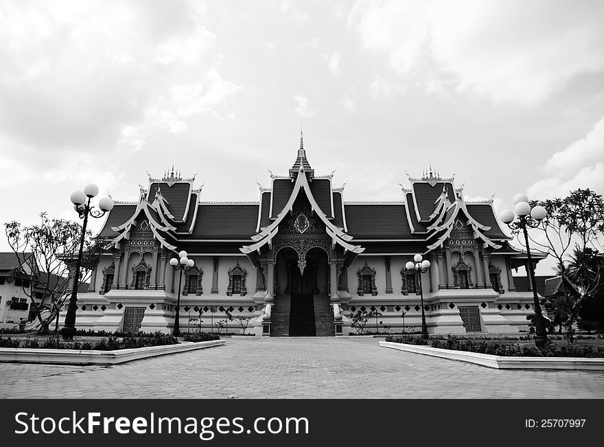 Temple in Luang Prabang, Laos. Temple in Luang Prabang, Laos