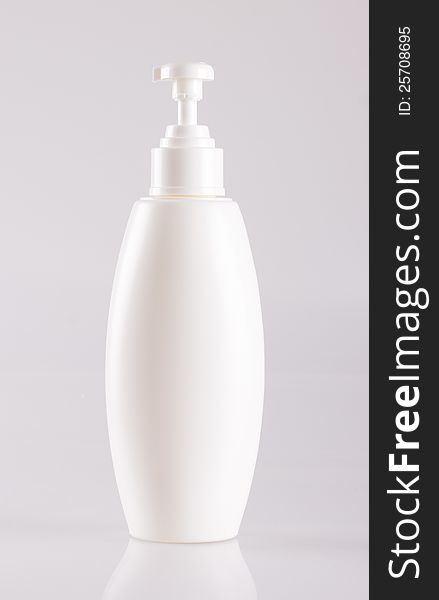 Plastic bottle of facial cleaning