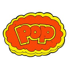 Cartoon POP Symbol Stock Image Cartoon POP Symbol Stock Image