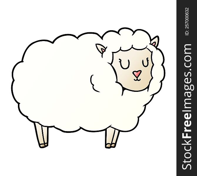 cartoon sheep. cartoon sheep