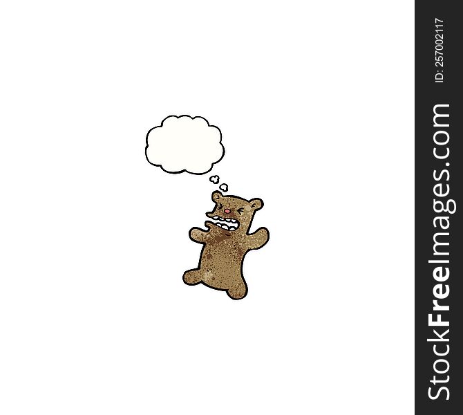 Angry Little Bear Cartoon
