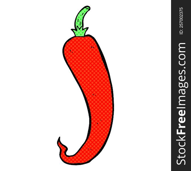 cartoon chilli pepper