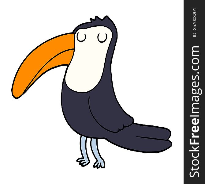 Cartoon Toucan