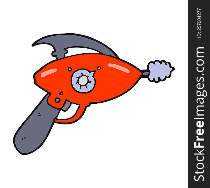 cartoon ray gun