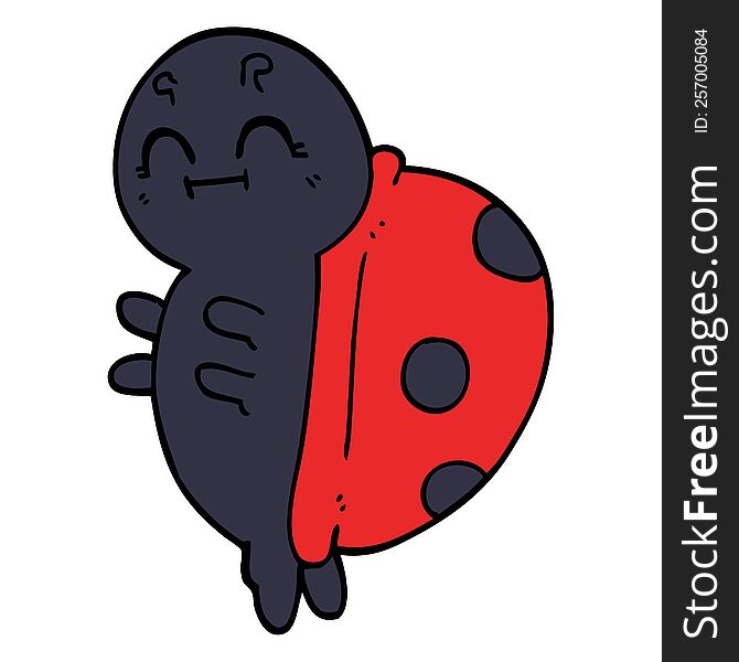 Cute Cartoon Doodle Ladybug