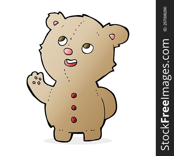 cartoon cute teddy bear