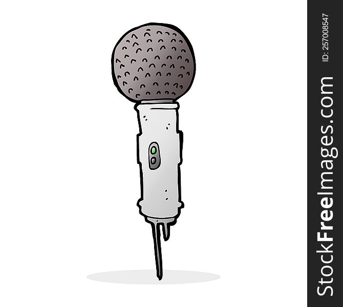 cartoon microphone