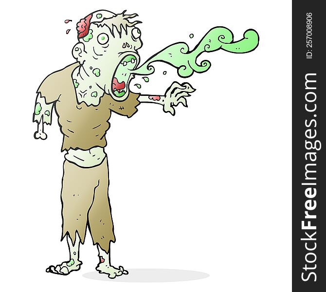 Cartoon Gross Zombie