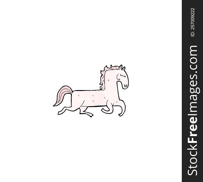 cartoon horse