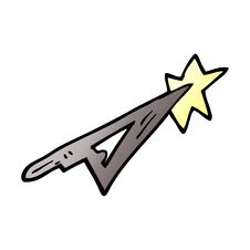 Cartoon Doodle Scalpel Blade Stock Images