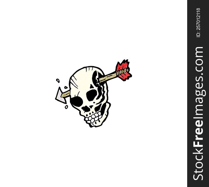 Cartoon Skull Symbol