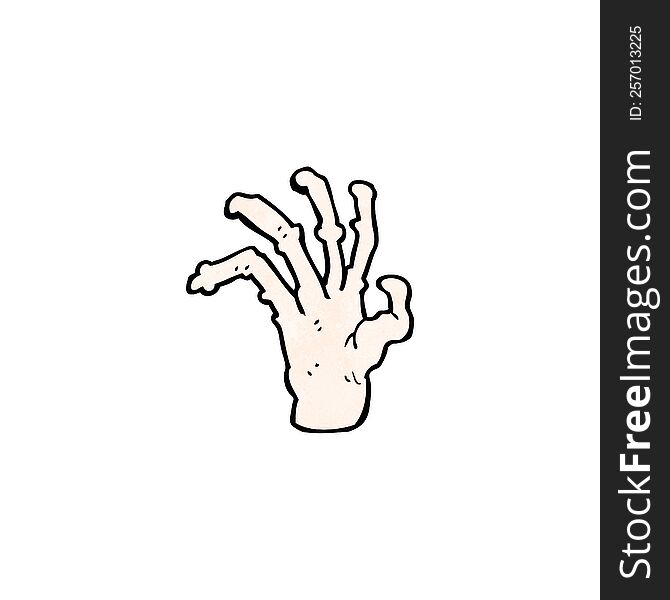 Cartoon Spooky Hand