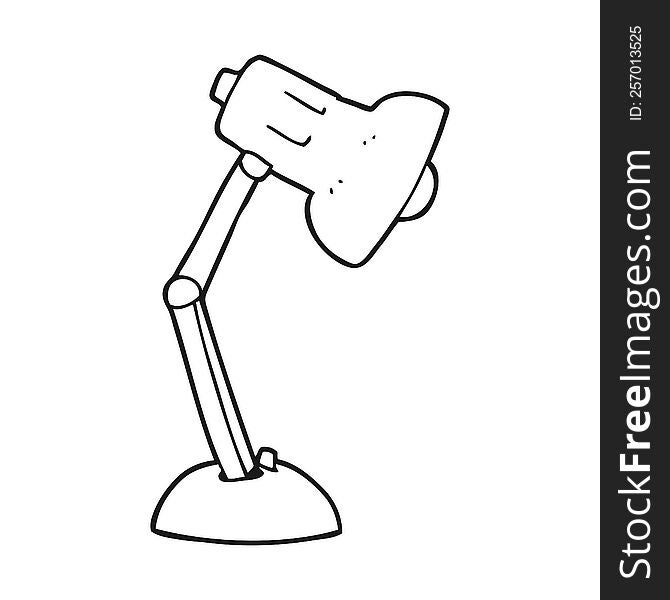 Black And White Cartoon Desk Lamp