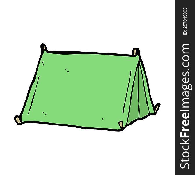 Cartoon Traditional Tent