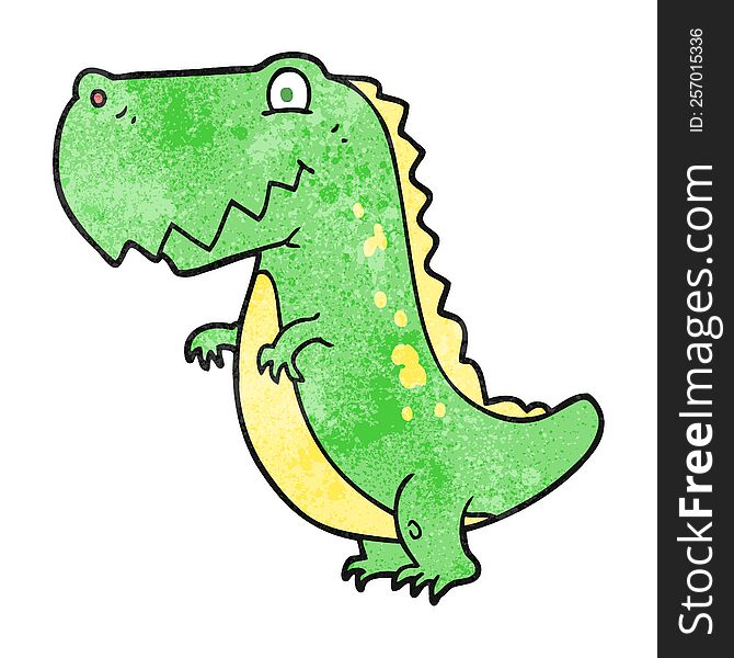 Textured Cartoon Dinosaur
