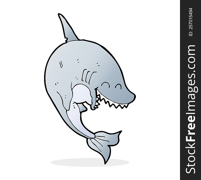 cartoon shark