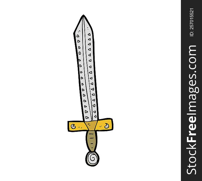 Cartoon Sword