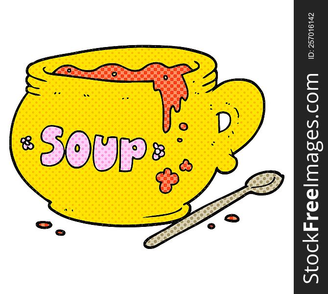 Cartoon Bowl Of Soup