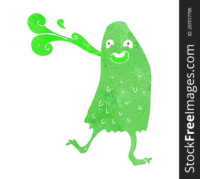 Cartoon Funny Slime Monster