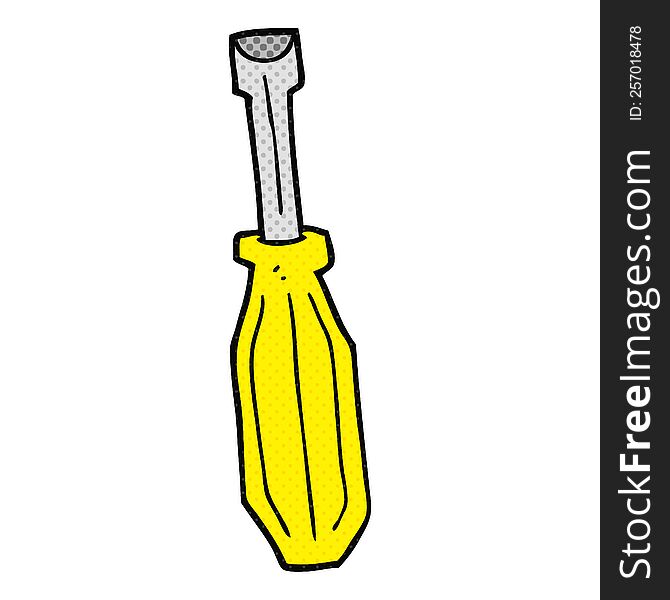 Cartoon Screwdriver