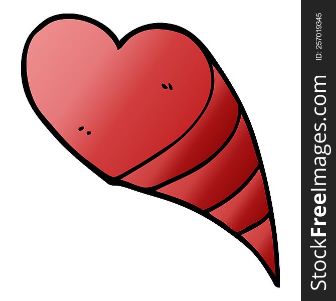 cartoon doodle love hearts