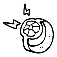 Line Drawing Cartoon Magical Power Ring Royalty Free Stock Photography Line Drawing Cartoon Magical Power Ring Royalty Free Stock Photography
