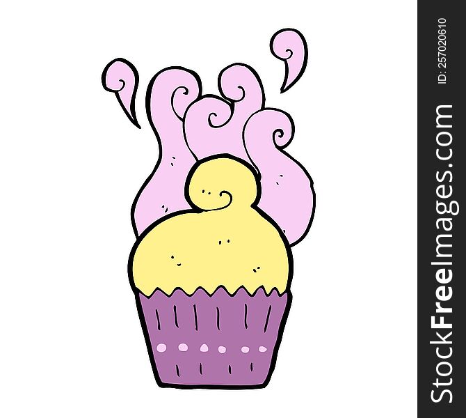 cartoon cupcake