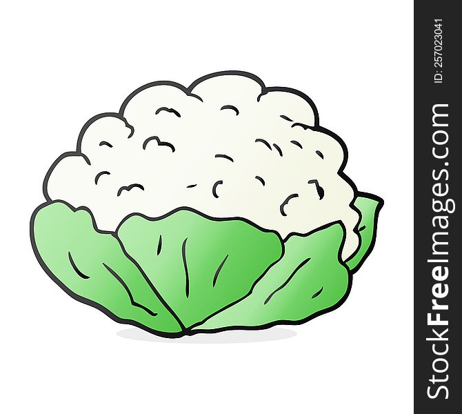 cartoon cauliflower