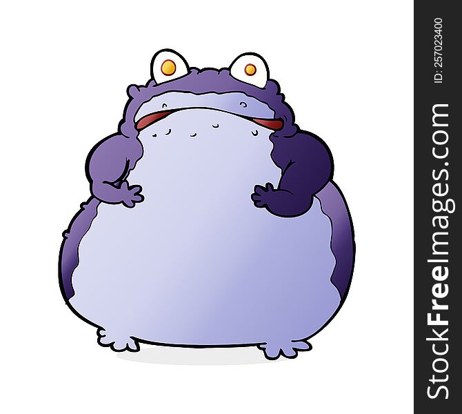 Cartoon Fat Frog