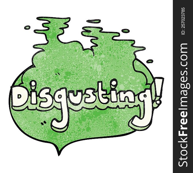 disgusting freehand drawn texture speech bubble cartoon. disgusting freehand drawn texture speech bubble cartoon
