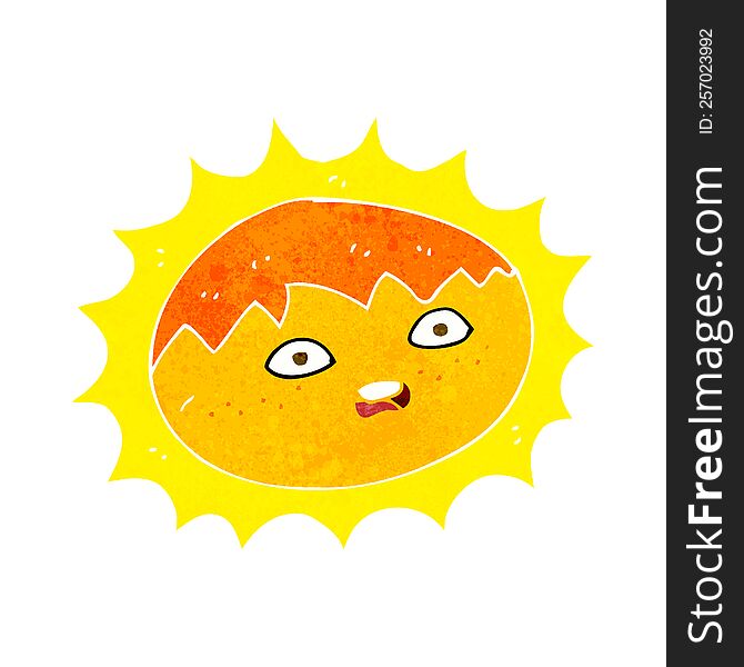 cartoon sun