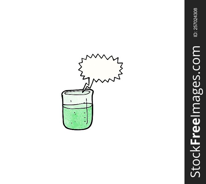 Cartoon Chemical Beaker