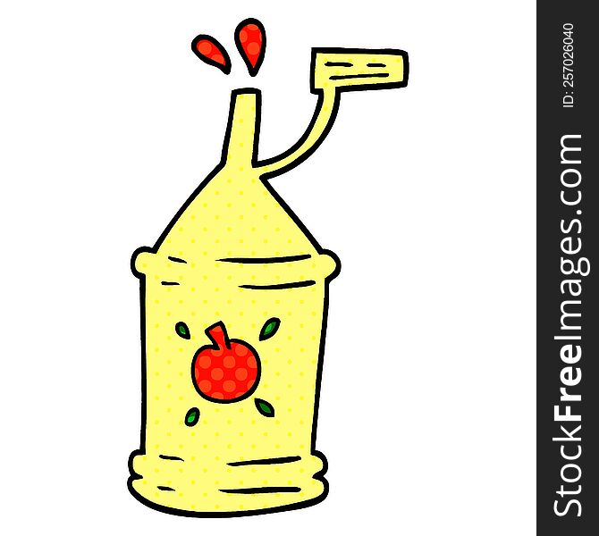 Cartoon Doodle Tomato Sauce