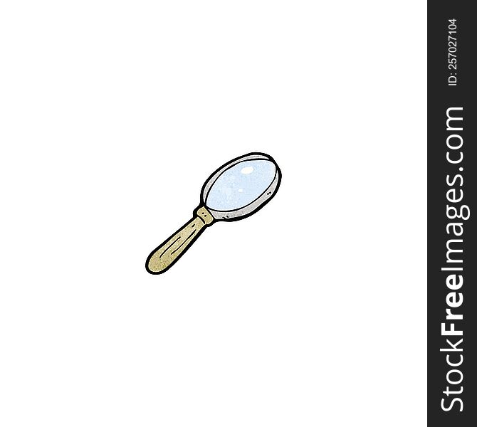 cartoon magnifying glass