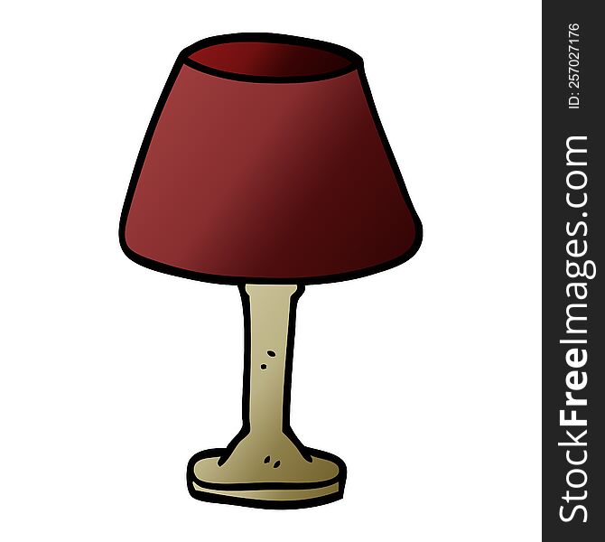 cartoon doodle desk lamp