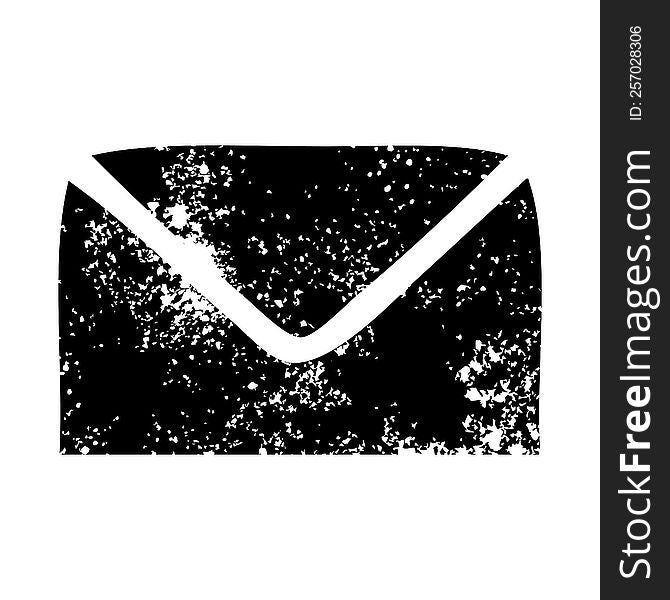 Distressed Symbol Paper Envelope