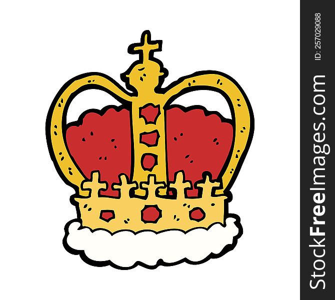 cartoon royal crown