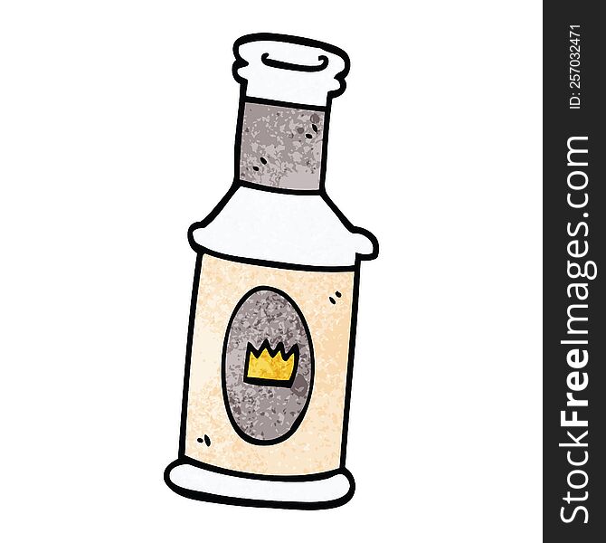 cartoon doodle alcoholic drink